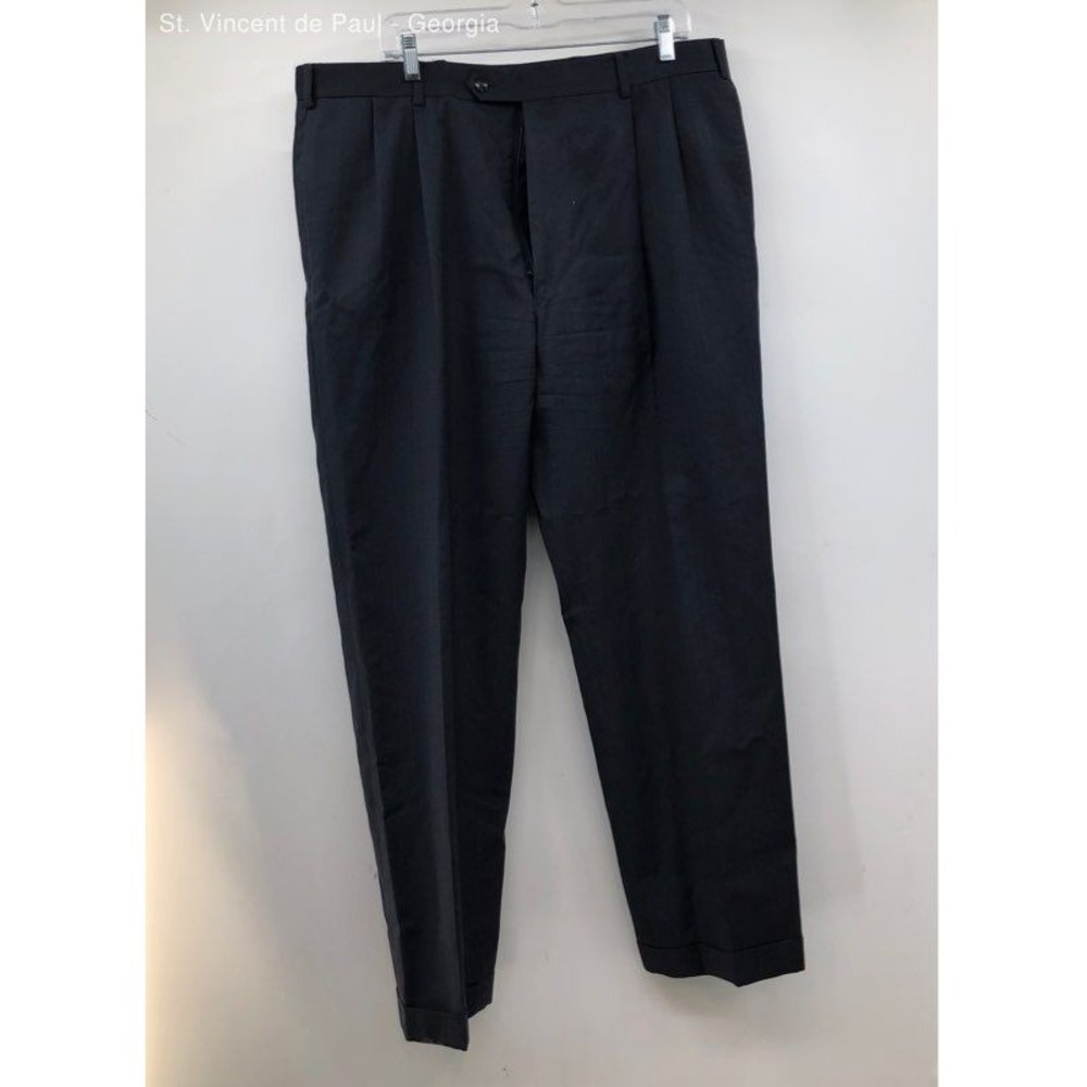 Jos. A. Bank Gray Executive Collection Pleated Lined Dress Pants - Size 40